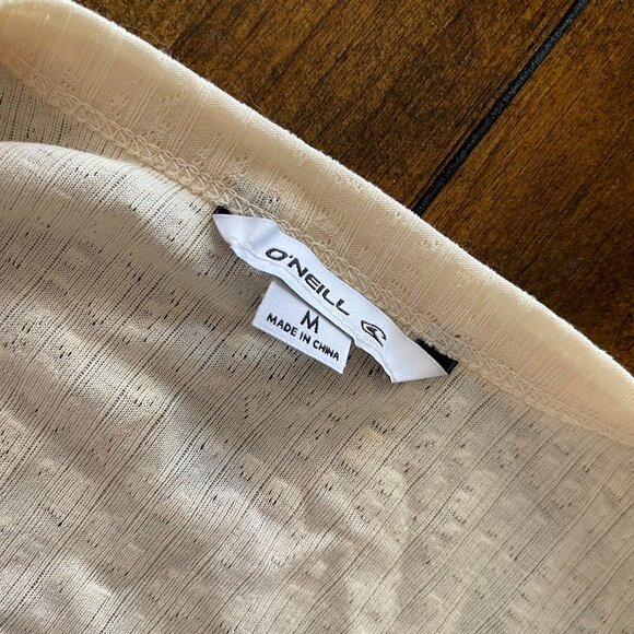 NEW O'Neill Summer Cardigan M yellow vest top! - Picture 5 of 8